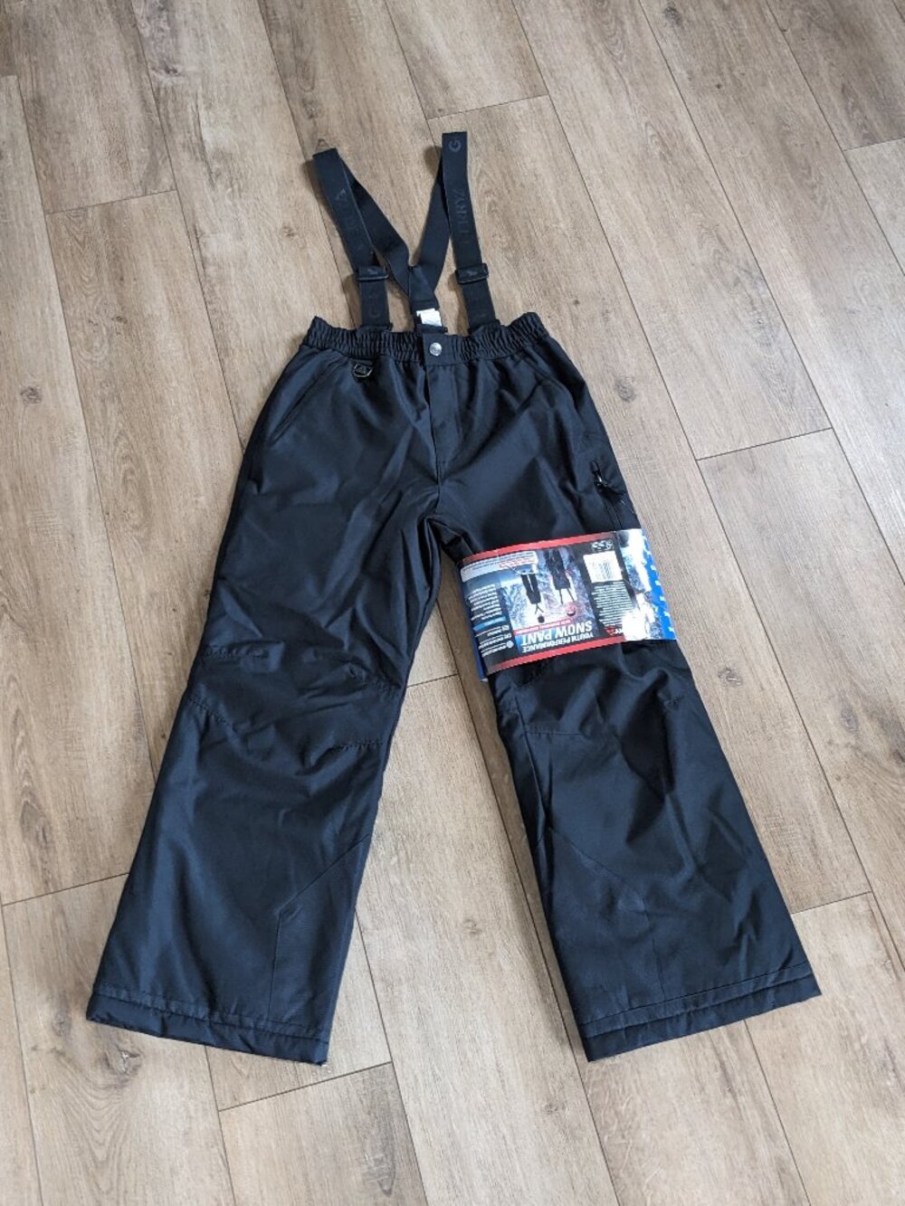 Gerry Youth Performance Snow Pants With Removable Suspenders Black Size L 14/16